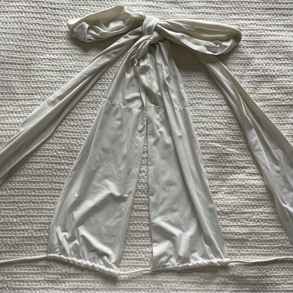 White Fox Boutique White Tie Top